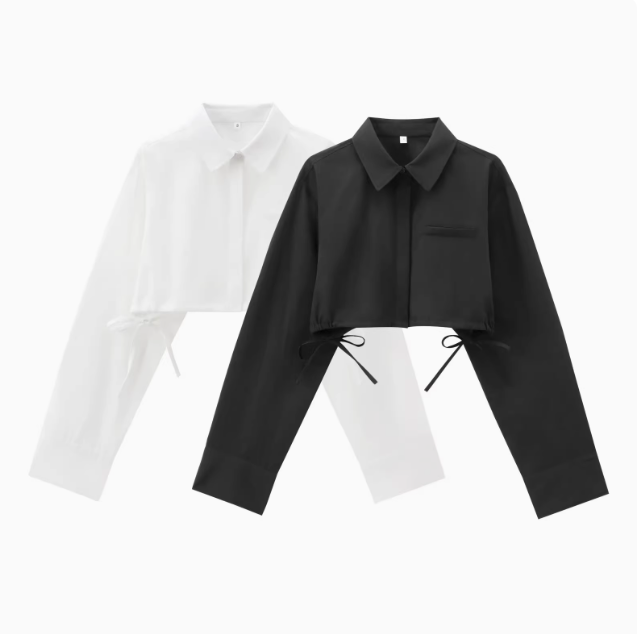 Éloise | Drawstring Detail Shirt