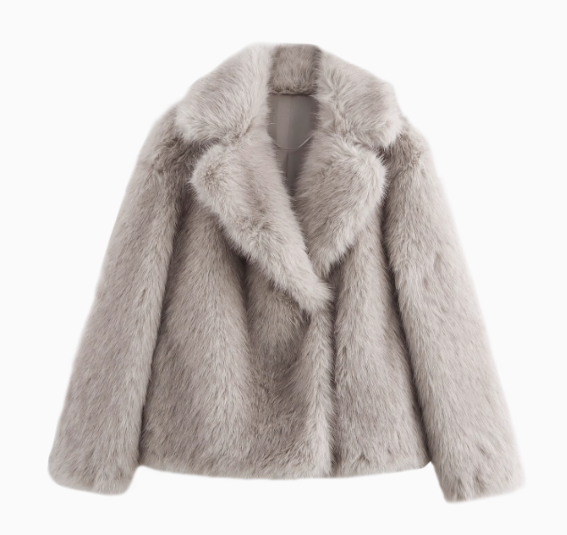 Château | Luxe Faux Fur Effect Coat