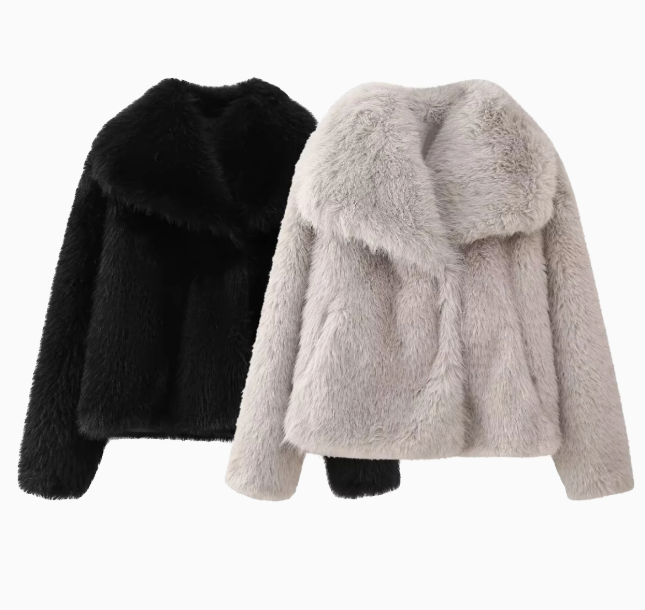 Nocturne | Luxe Faux Fur Short Coat