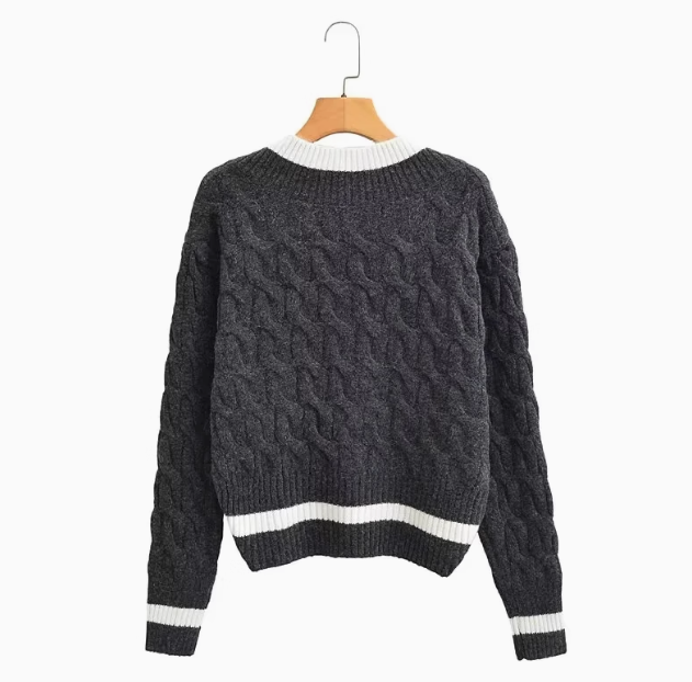 Provence | Asymmetric V-Neck Sweater