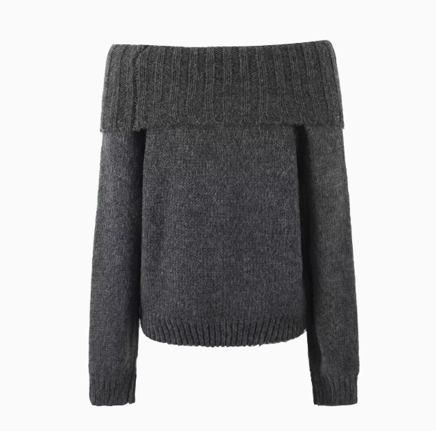 Élan | One-Shoulder Knit Pullover