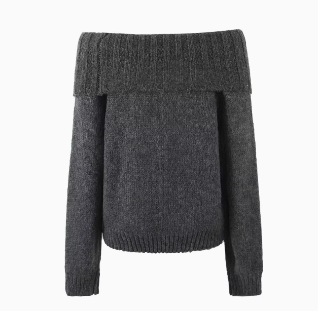 Élan | One-Shoulder Knit Pullover