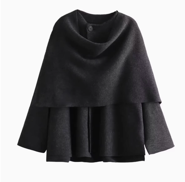 Écharpe | Asymmetrical Scarf Knit Jacket