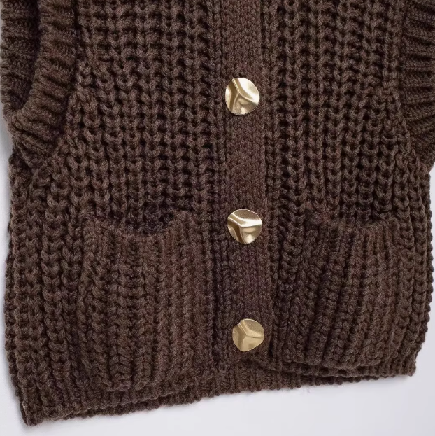 Clémence | Chunky Knit Vest