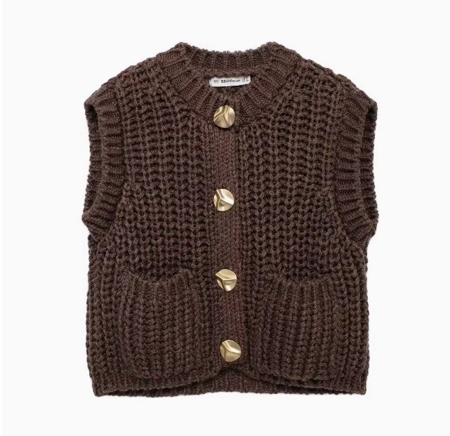 Clémence | Chunky Knit Vest