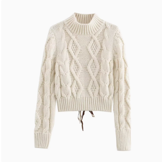 Arrière | Open-Back Knit Sweater