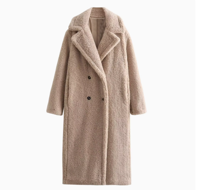 Élise | Fleece Long Coat Jacket