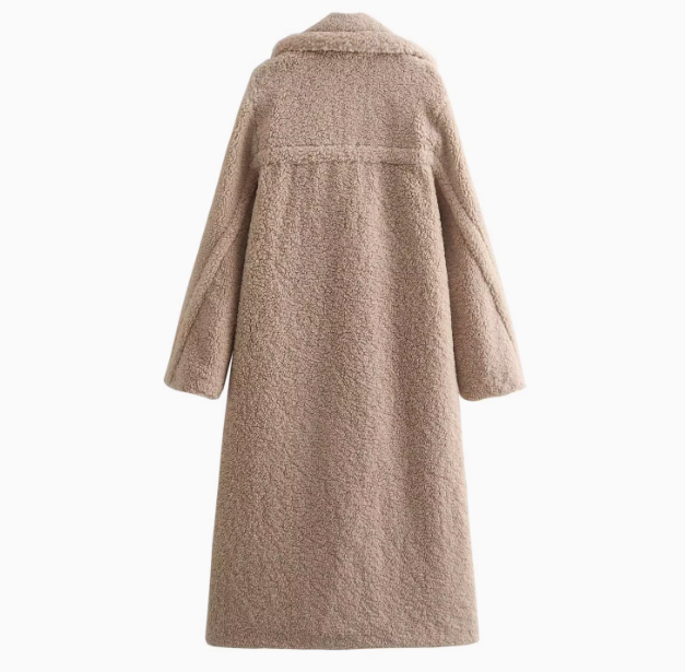 Élise | Fleece Long Coat Jacket