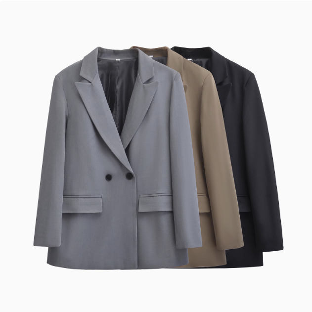 Éloise | Loose Double-Breasted Suit Jacket