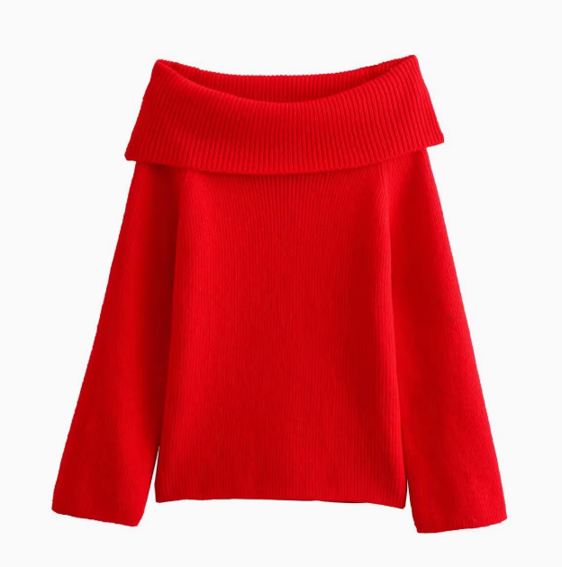 Sophie | Straight Shoulder Sweater Top