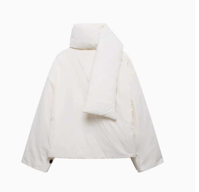 Chloé | Cotton Jacket with Scarf