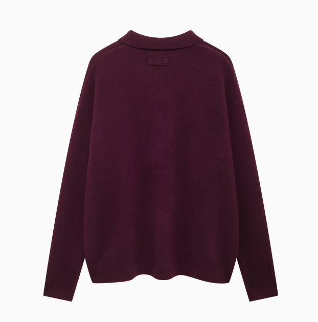 Chloé | Wool Blend Loose Polo Shirt