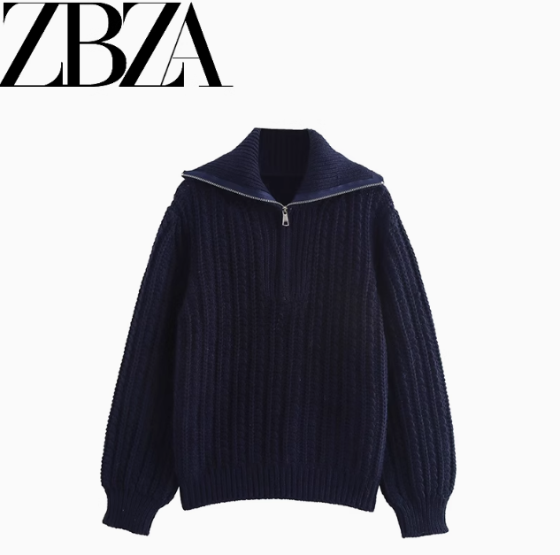 Sophie | Loose Half-Zip Casual Knitted Pullover