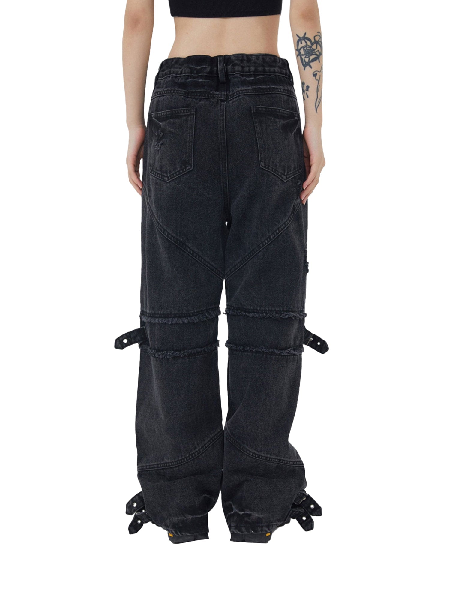 'Rebel' Retro Punk Denim Pants