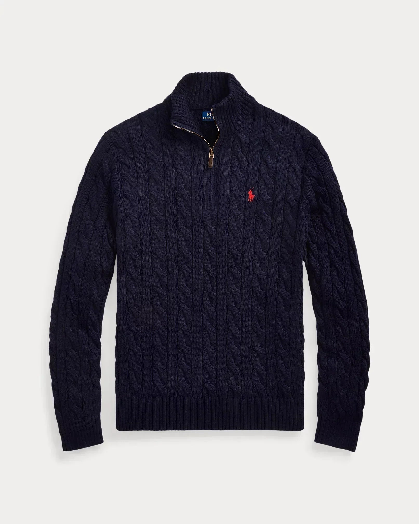 Urbanoval® - Polo RL Geribd Gebreide Katoenen Trui